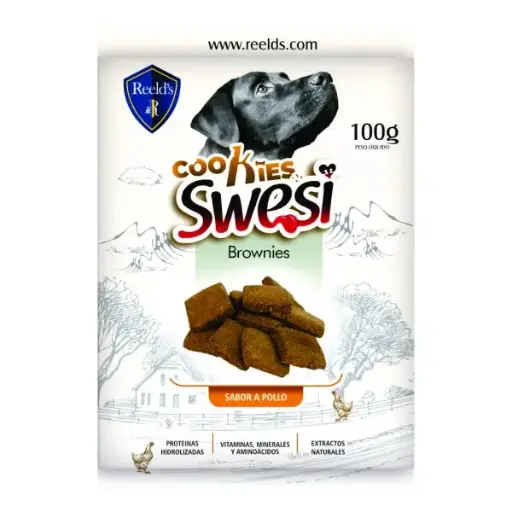 Swesi brownies blandas perros bombonera x 1kg