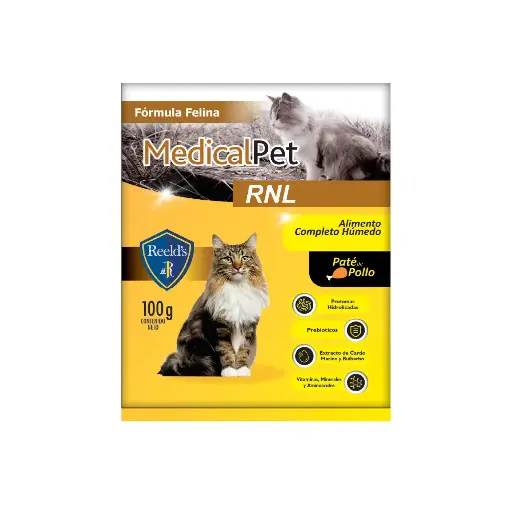 Medical pet rnl  gatos sobre x 1 und 100g