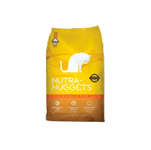 Nutra nuggets maintenance for cats con pollo arroz y pescado 
