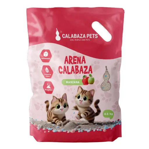 Arena calabaza 100% bentonita manzana
